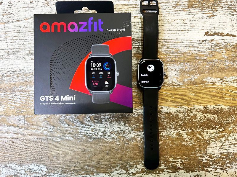 初期化済み amazfit/アマズフィット GTS4 Mini スマートウォッチ