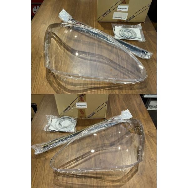 トヨタ純正新品30 セルシオ UCF30 後期 ヘッドライト ヘッドランプ レンズ 左右セット ガスケット シール付き