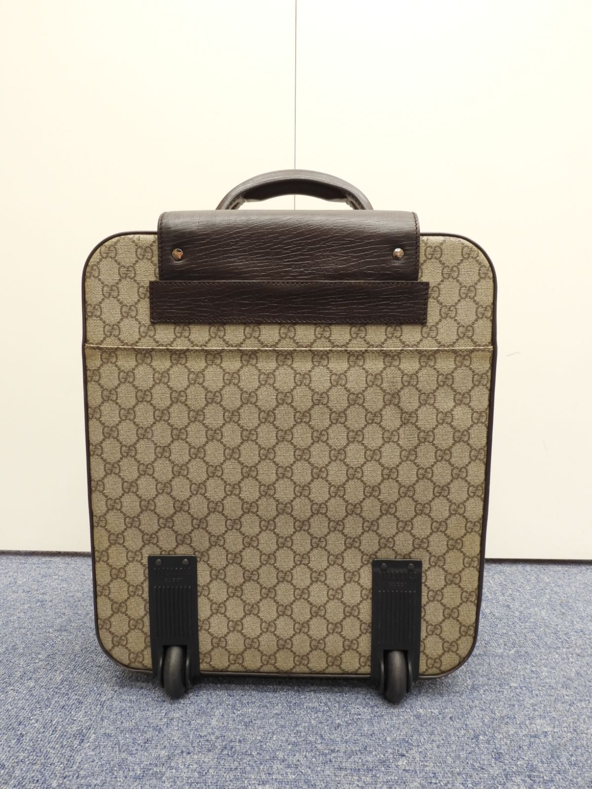 GGウェブ グレー茶革