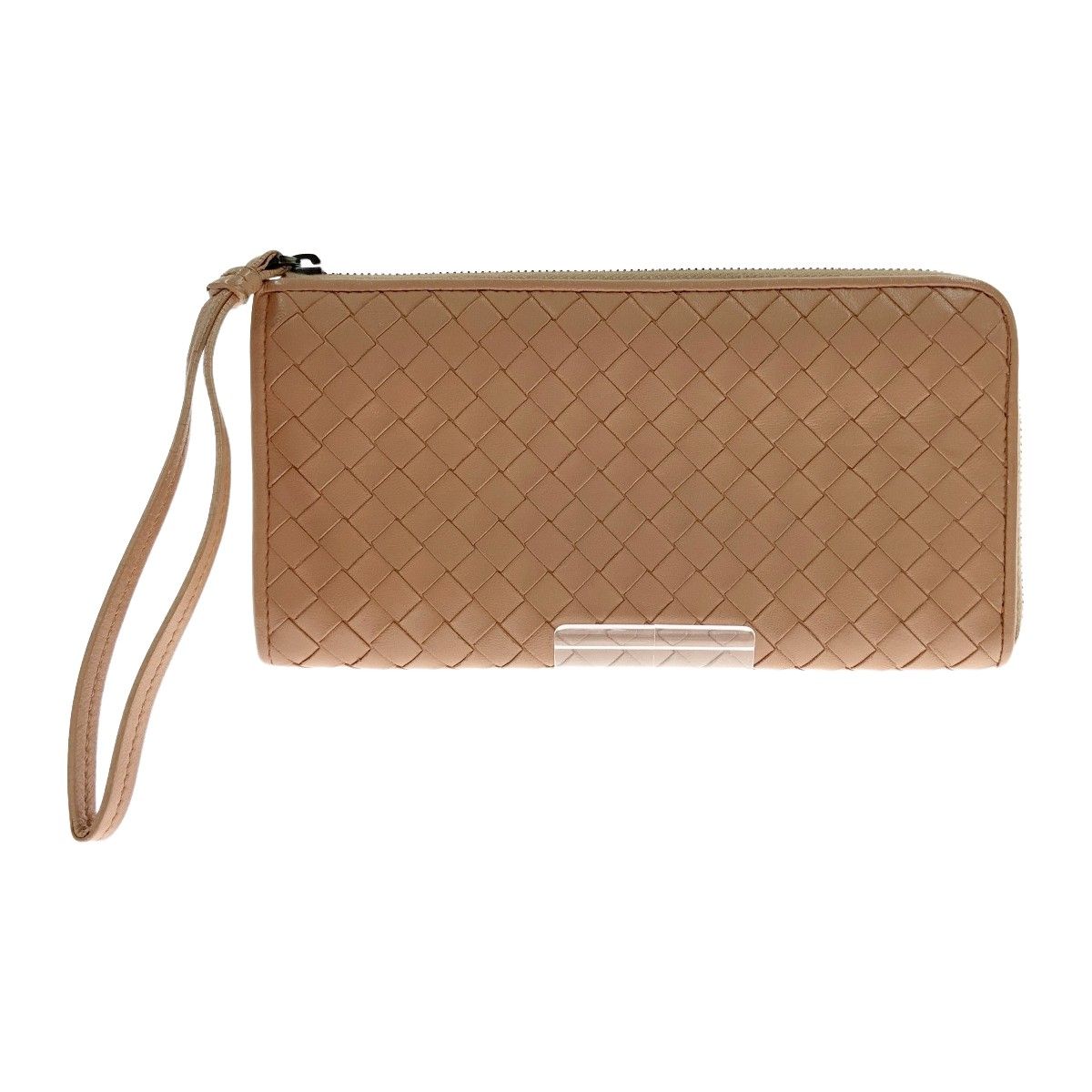 〇〇BOTTEGA VENETA ボッテガヴェネタ イントレチャート レザー ロングウォレット 長財布 ピンク