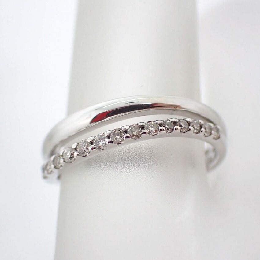 ヴァンドーム K18WG ダイヤモンド リング /9号/g502-45 - メルカリ 