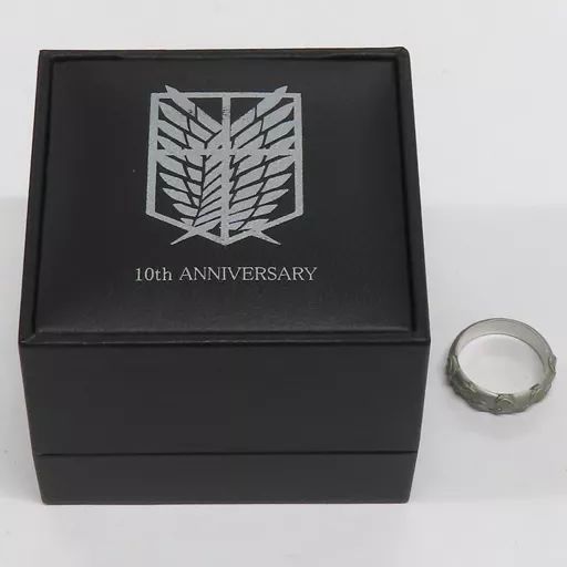 銀製品・指輪・アクセサリー　ハンジ・ゾエ 調査兵団の指輪(天然石無し) シルバー 11号 「進撃の巨人×Shoya Taniguchi 第5弾」 中古】銀製品・指輪・アクセサリー ハンジ・ゾエ 調査兵団の指輪