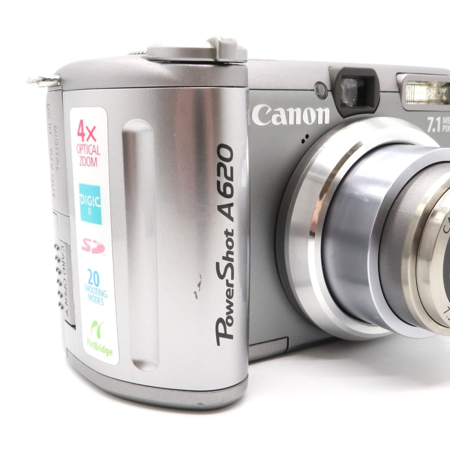 美品》 CANON PowerShot A620 シルバー コンパクトデジタルカメラ  