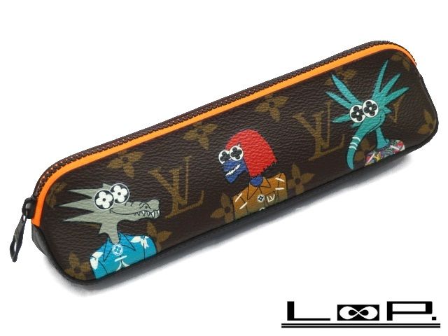 ルイヴィトンペンケースモノグラムLVフレンドトゥルースエリザベットGI0580 ▽値下げ▽△限定値下げ▽ □美品□ ルイ・ヴィトン ペンケース