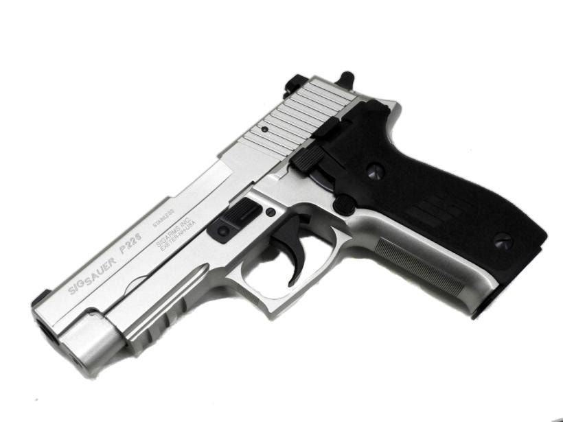 タナカ P 226 レイルドフレーム EVO 2 ウォームシルバーコーティング オールHW 発火モデルガン ランクAトイガン