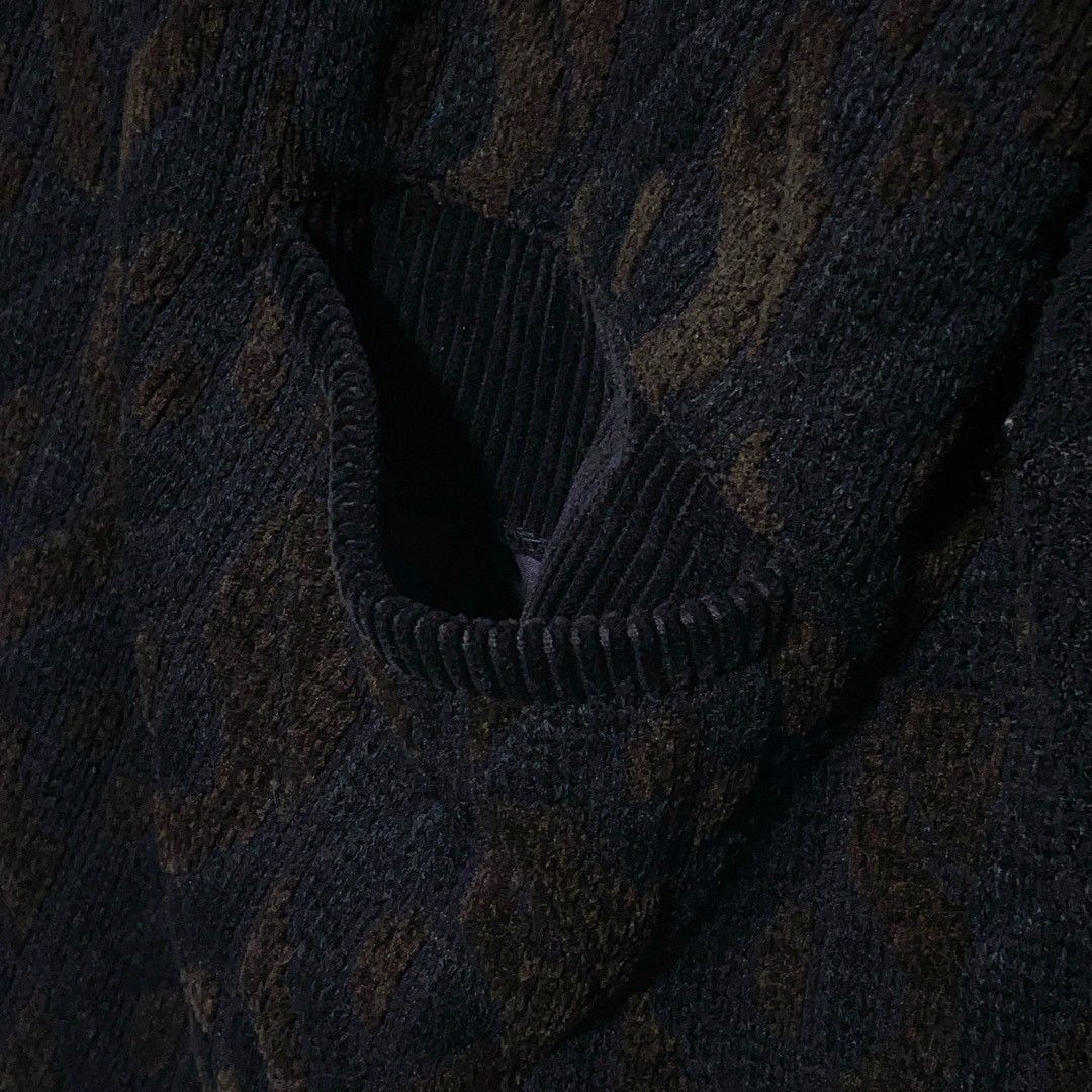 JACK DUVAN コーデュロイパイルブルゾン 幾何学