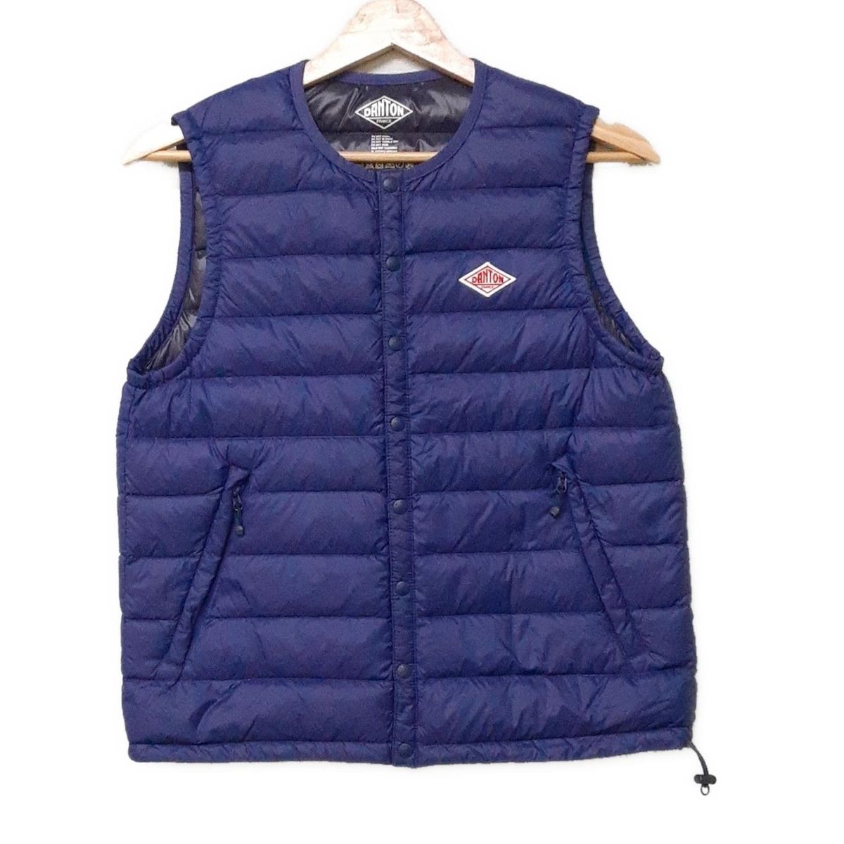 DANTON ダントン ダウンベスト サイズ34 S レディース - ブルー 冬