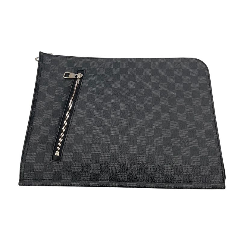 ルイ ヴィトン LOUIS VUITTON ポッシュドキュマン N48247 ブラック ダミエ メンズ セカンドバッグ