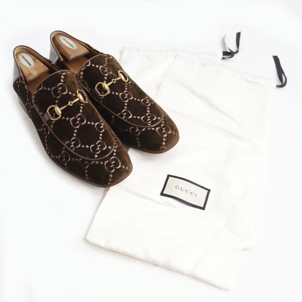 伊製 GUCCI グッチ ビットローファー ブラウン 39E ブラウン