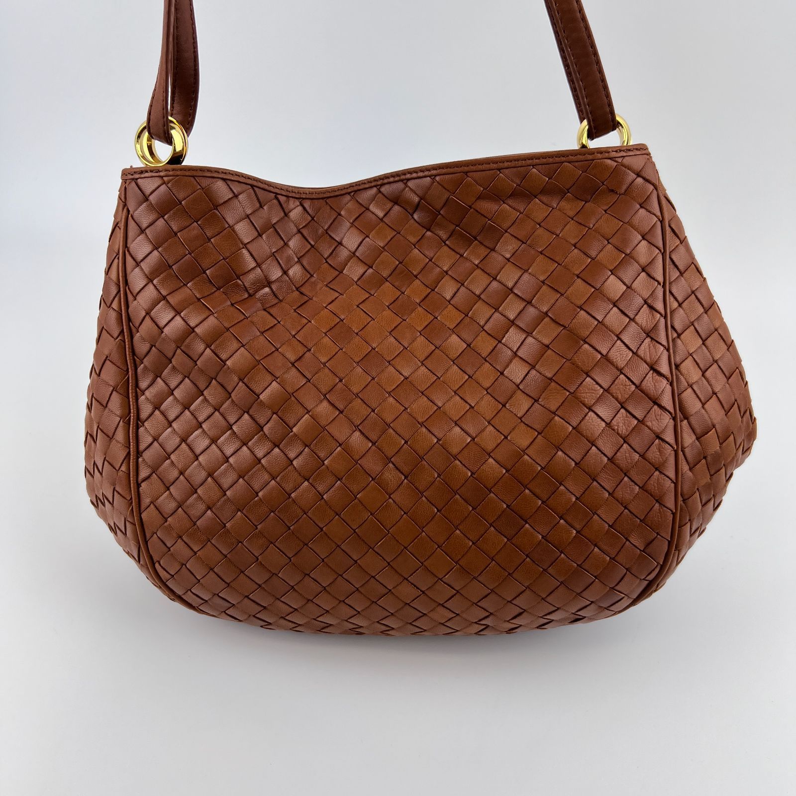 良品】ボッテガヴェネタ ホーボー ショルダーバッグ イントレチャート