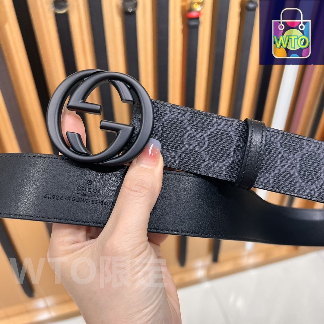 【値下げ】GUCCI 本革ベルト 今日特価】Gucci 2024 年式 高級本革ベルト - メルカリ