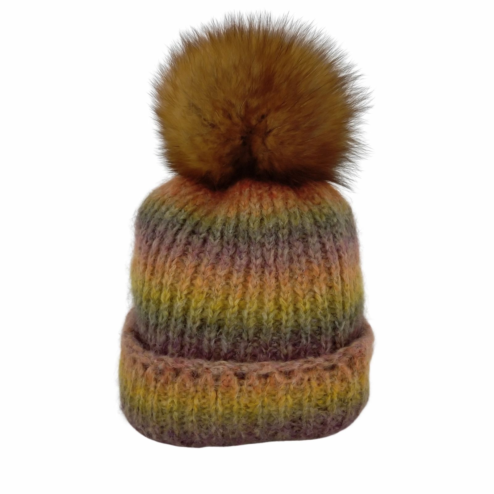 L.M.Y専用ページ　カシラ CA4LA モヘア混レインボーニット帽 ボンボン カシラ CA4LA モヘア混レインボーニット帽 ボンボン メンズ 表記無