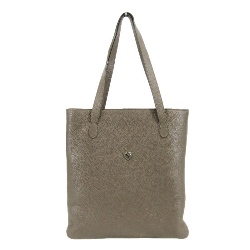 CHAMBORD SELLIER シャンボールセリエ トートバッグ BUSSE FOG シュリンクレザー 牛革 フランス製 グレー 24005572