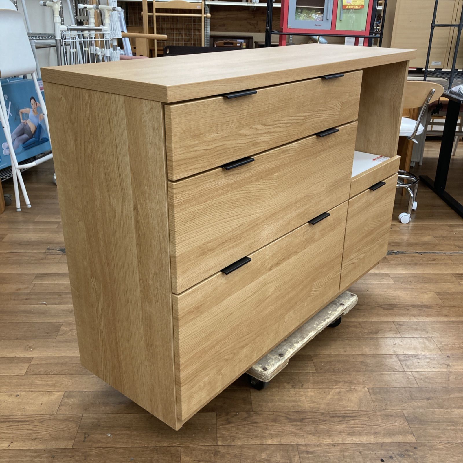 ジモティー限定価格！S129 ⭐ NITORI ニトリ キッチンカウンターエトナ