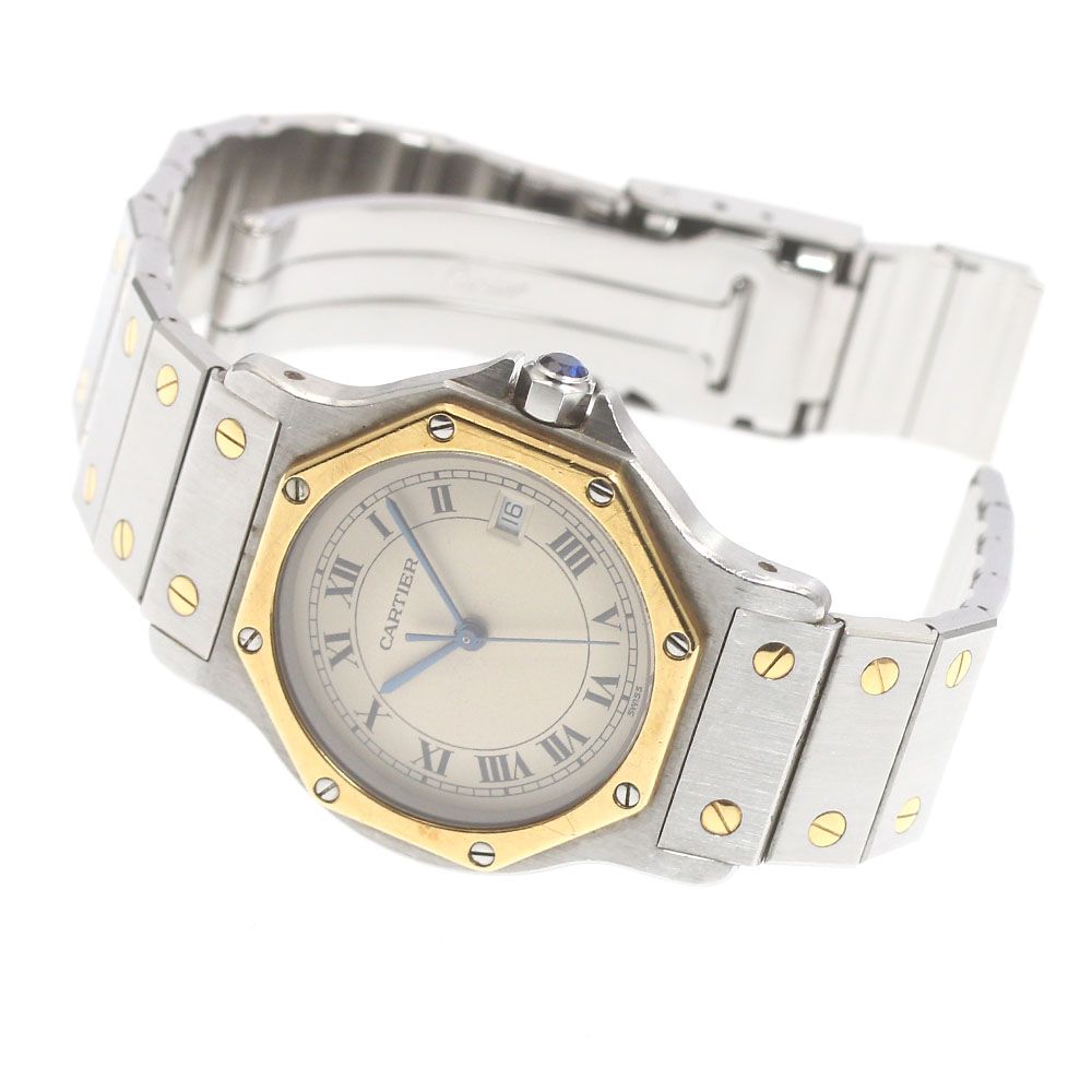 ベルトジャンクカルティエ CARTIER W2001583 サントスオクタゴン LM YG  