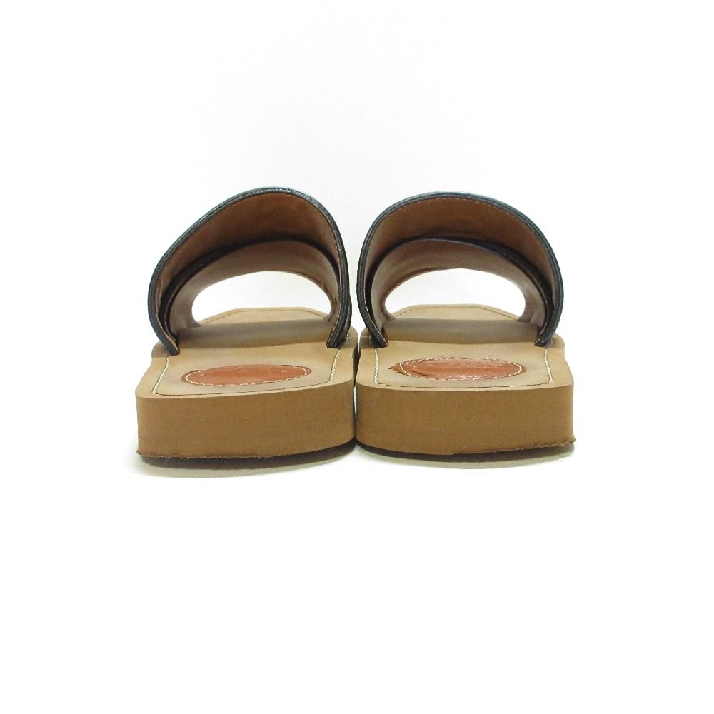 美品✨ クロエ ウッディ フラットサンダル レディース23.5cm相当 美品 Chloe クロエ ウッディ フラットサンダル ミュール サイズ