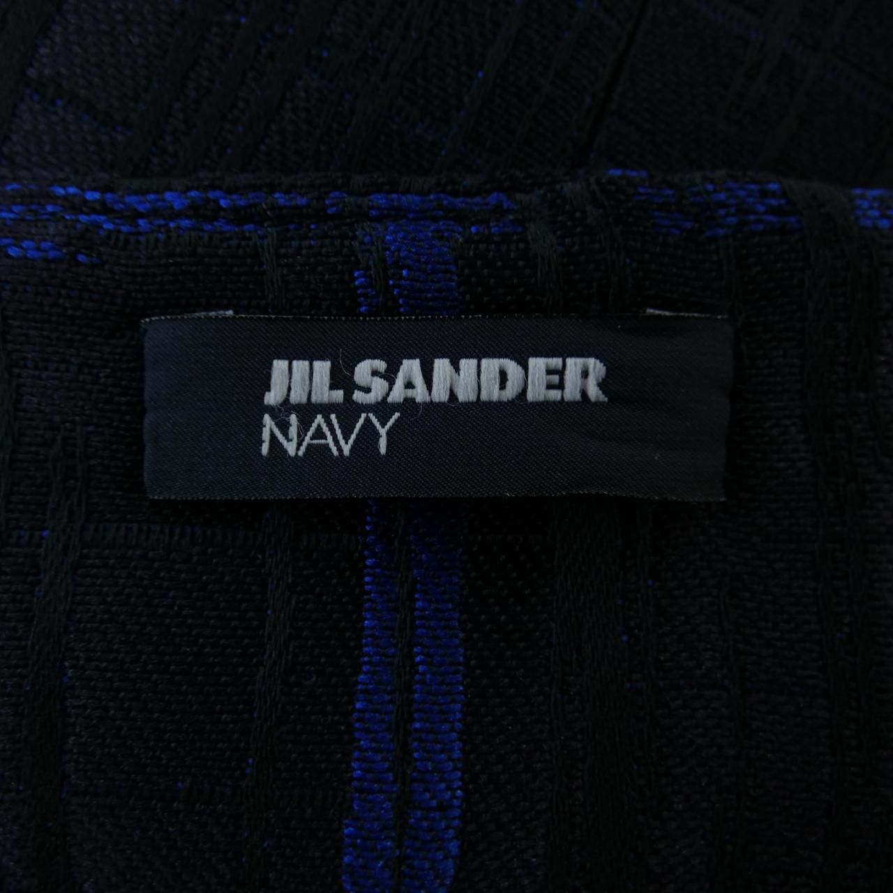 JIL SANDER NAVY ジルサンダー ネイビー 異素材ミックス ワンピ JIL SANDER NAVY（ジル・サンダー ネイビー）東京で初披露