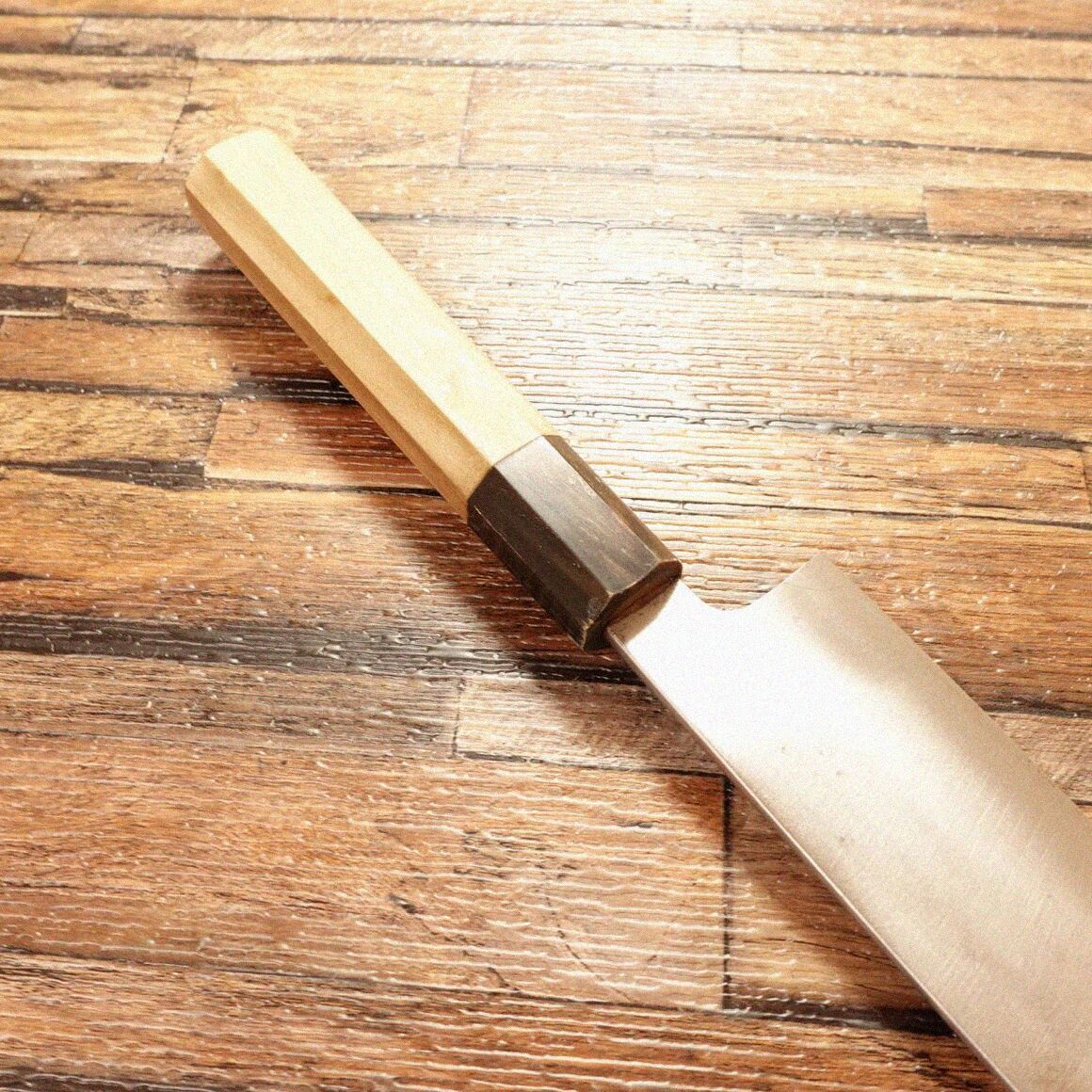 研ぎ済 水牛八角柄