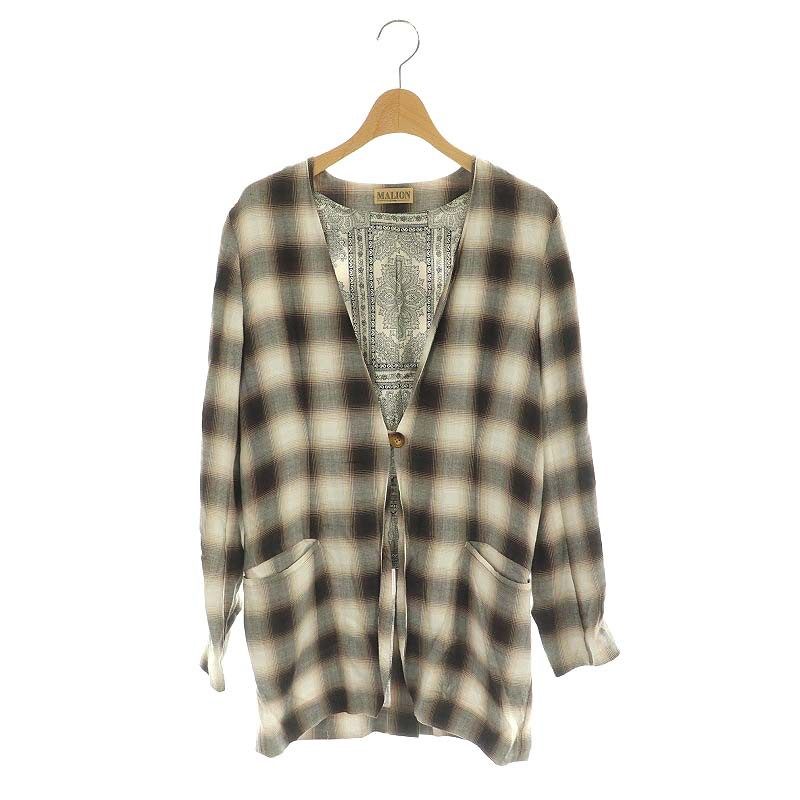 MALION vintage シャツジャケット マリオンヴィンテージ MALION vintage オンブレチェック