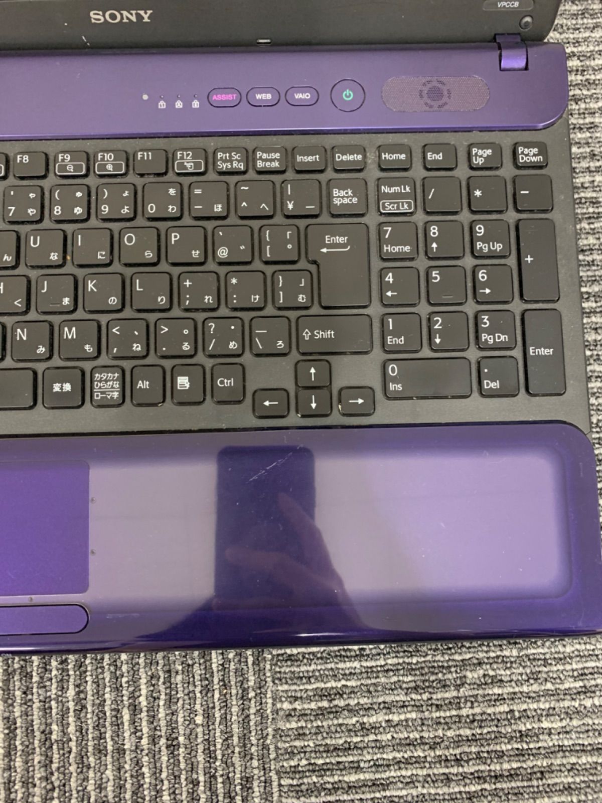 SONY VAIO PCG-71712N ノートPC (パープル) - メルカリ