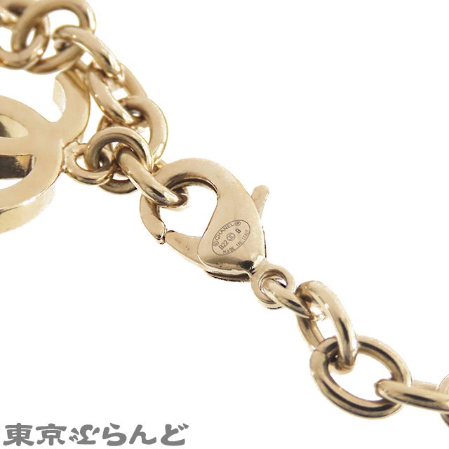 シャネル CHANEL ハートモチーフ ブレスレット B22B ゴールド