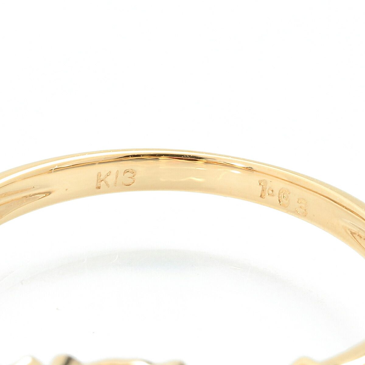 リング 指輪 ガーネット 1.03ct K18 12号 中古 プレラブド 返品OK  