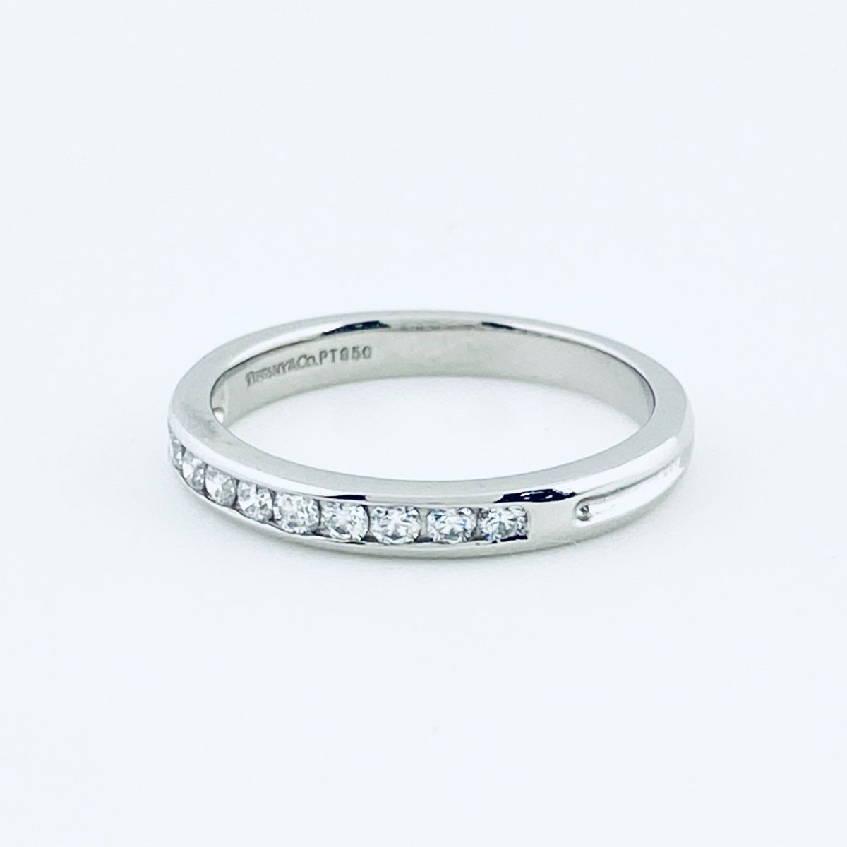 ティファニー TIFFANY&Co. ハーフエタニティ リング プラチナ 指輪 