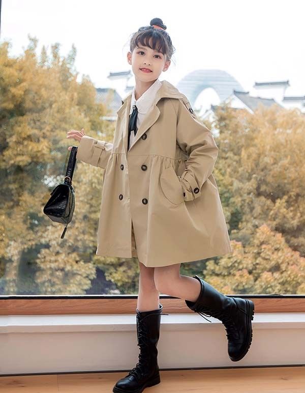 女の子服 チェスターコート