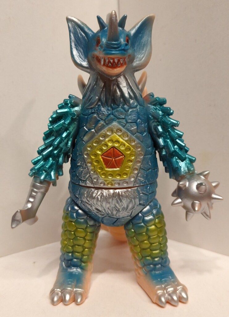 B-CLUB 新製作版ヒーロー 怪獣シリーズ ブルマァク ウルトラマンタロウ タイラント 肌色成型 水色塗装
