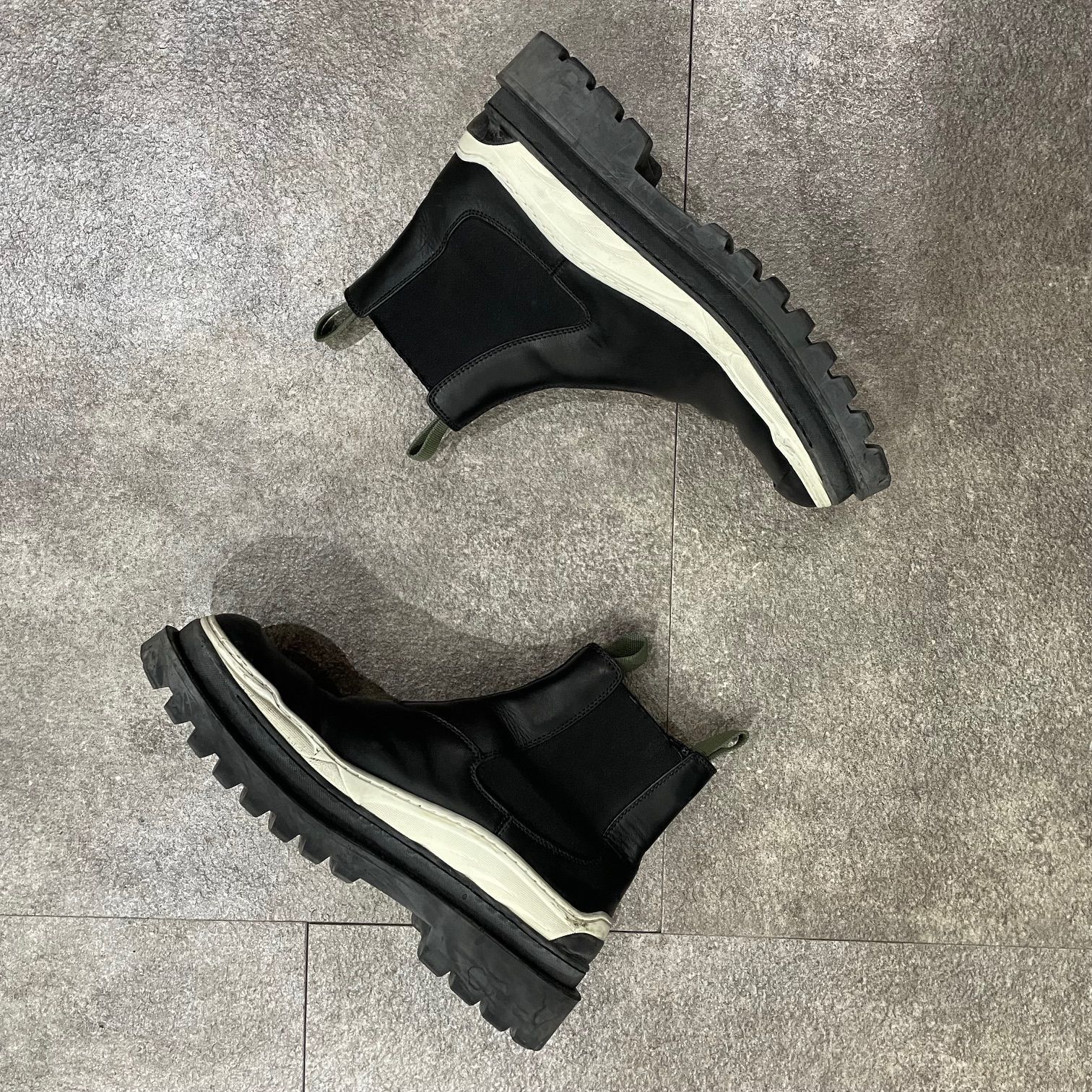 DIOR sacai EXPL CHELSEA BOOT コラボ サイドゴア コラボ レザー