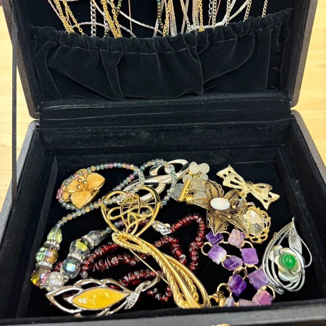 1 遺品整理　金　まとめ　ヴィンテージ　アクセサリー　指輪　ネックレス　断捨離 ◎ 遺品整理 金 まとめ アクセサリー 指輪 ネックレス