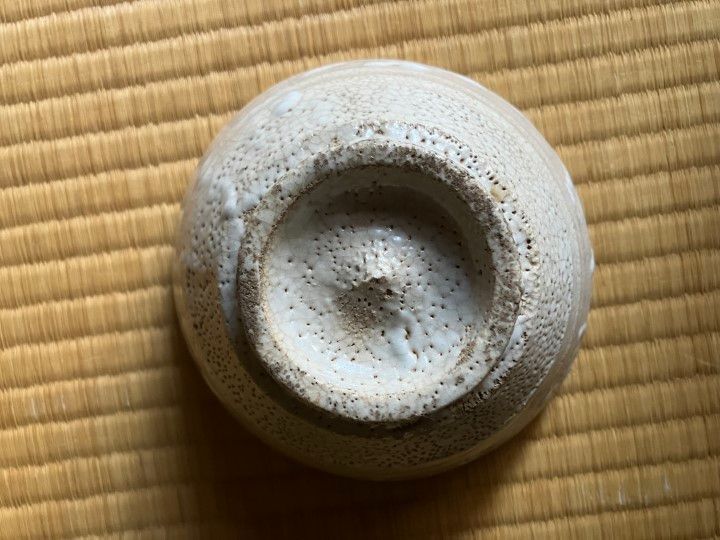 佐藤延寿造 井戸写茶碗 万古焼 共箱 歌銘幾と勢も老るき翁や庵守