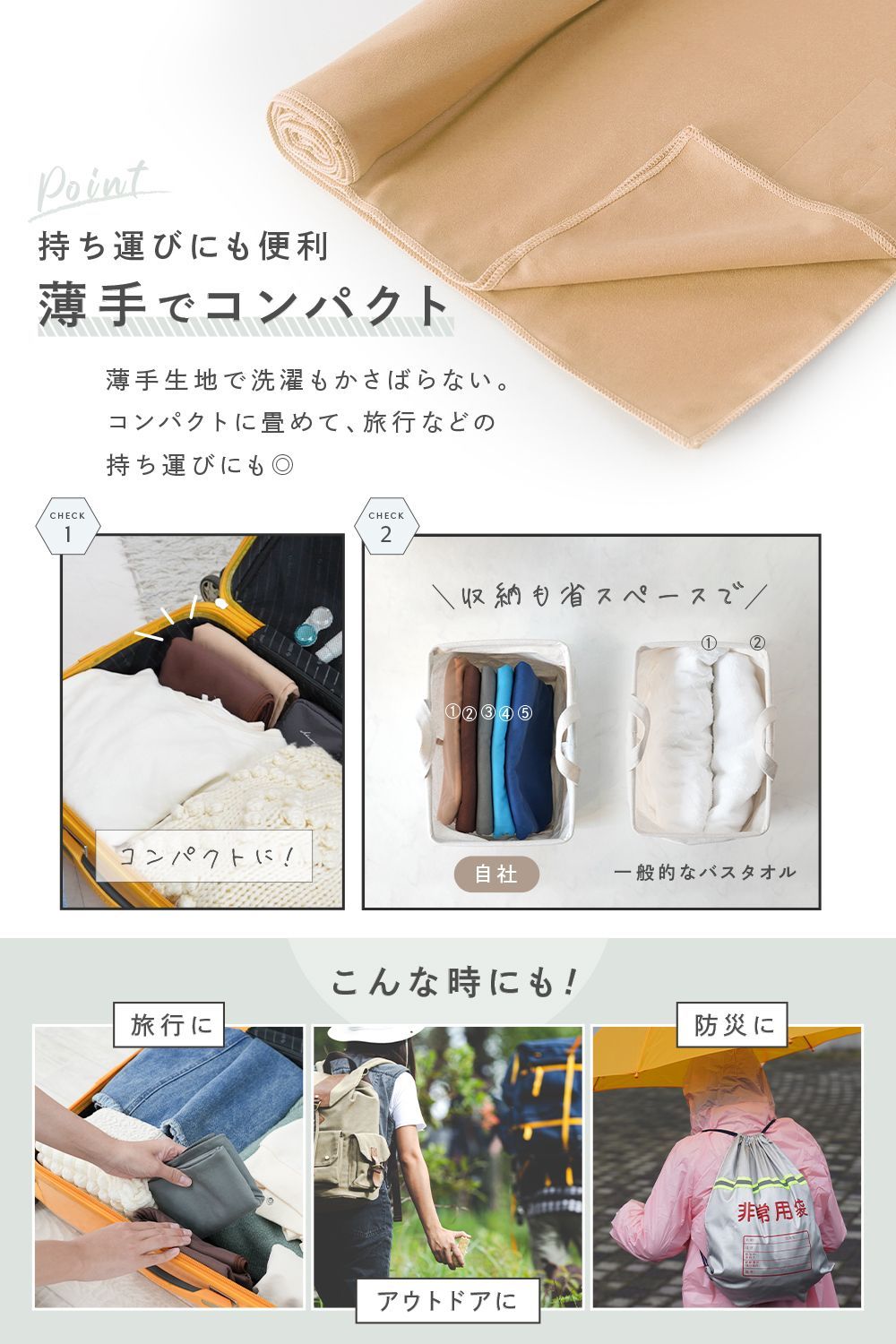 B品　バスタオル 薄い タオル 大判 薄手 速乾 大判サイズ 吸水性 速乾性 速乾バスタオル マイクロファイバー コンパクト 安い