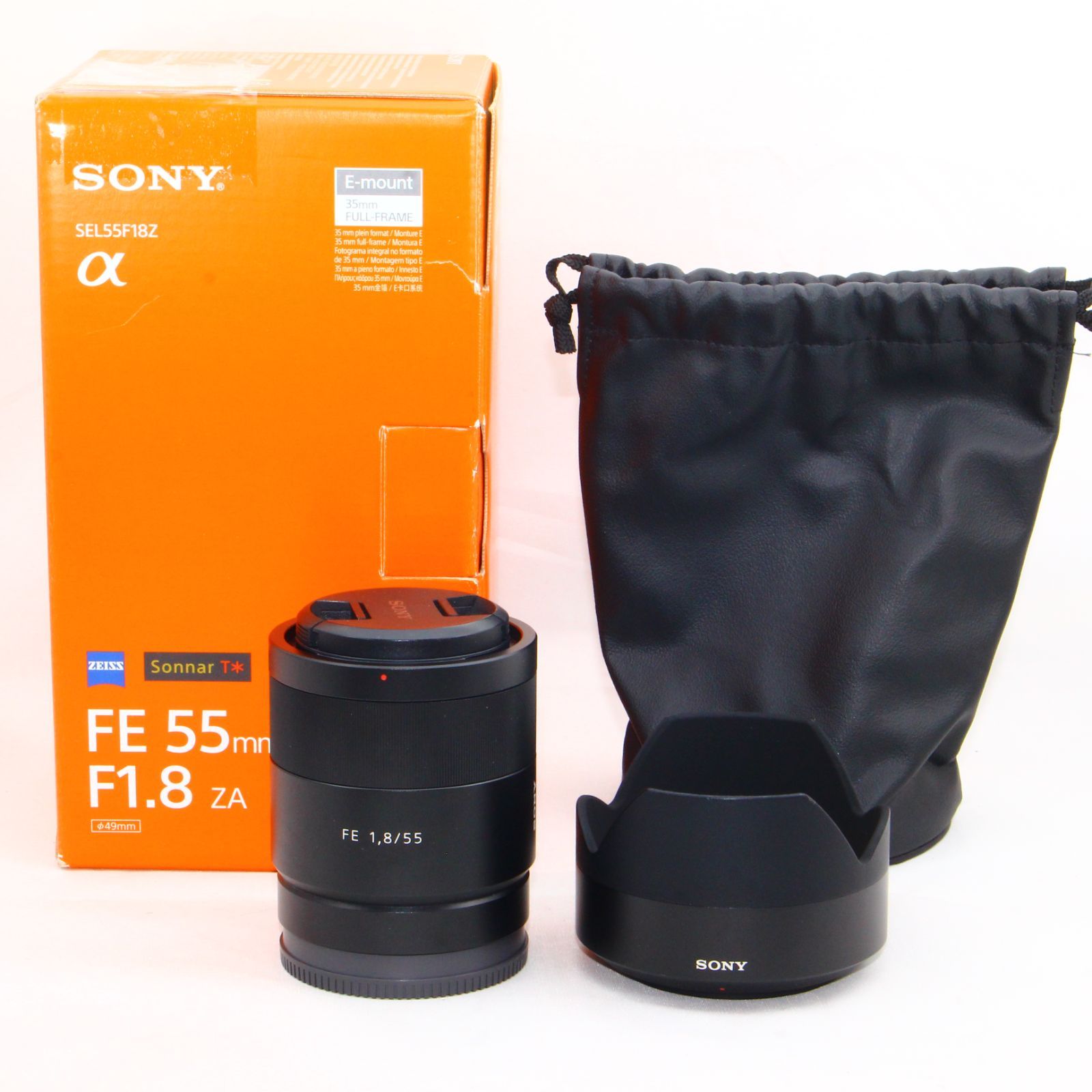 SONY レンズ Sonnar T* FE 55mm F1.8 ZA 単焦点 - レンズ(単焦点)