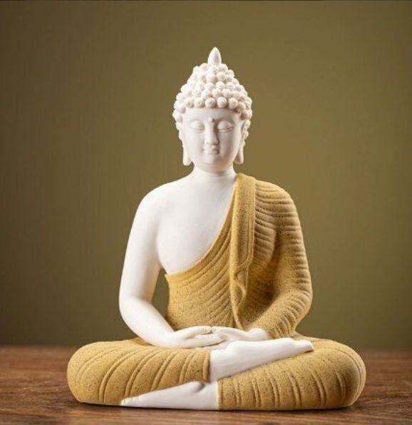 陶磁器釈迦像如来阿弥陀仏泰仏家居中国式装飾応接間玄関に香灯の輪を流します