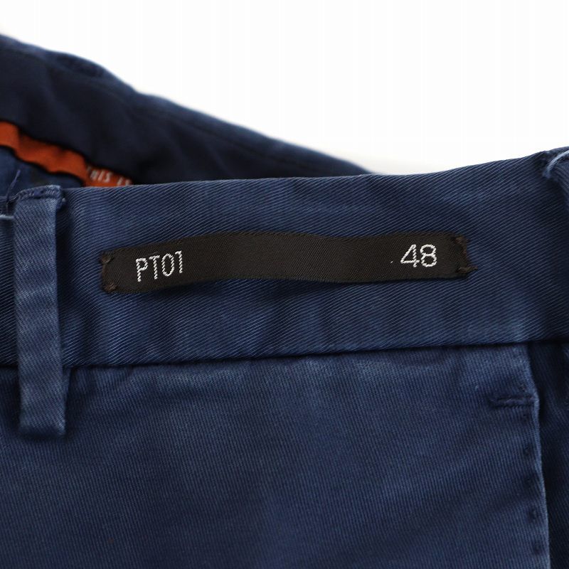 PT01 Edgard 48 SUPER SLIM FIT 綿ストレッチ 濃紺 PT01 Edgard 48 SUPER SLIM FIT 綿ストレッチ 濃紺 - メルカリ