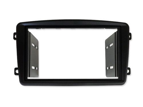 AVC 2DINカーナビ取付キット -ベンツCクラス W203 前期 00-04y ブラックパネル