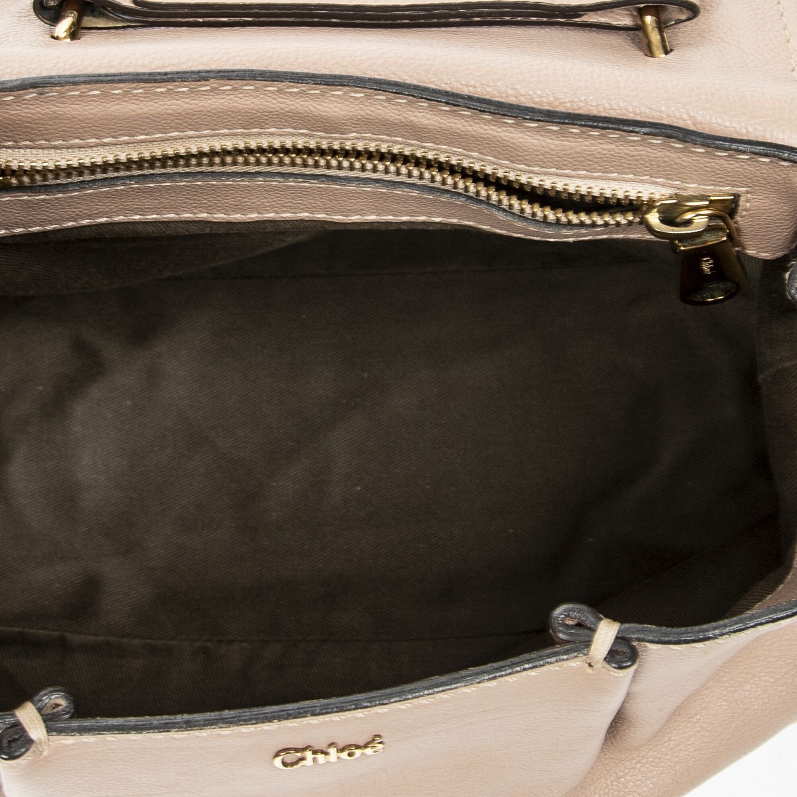 偉大さを秘めた CHLOE クロエ小エルジーサッチェルピンクカーフスキンレザーAB 輝く