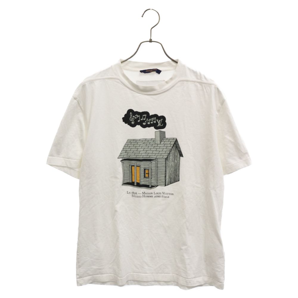 LOUIS VUITTON (ルイヴィトン) 23SS LVハウスプリント 半袖Tシャツ 
