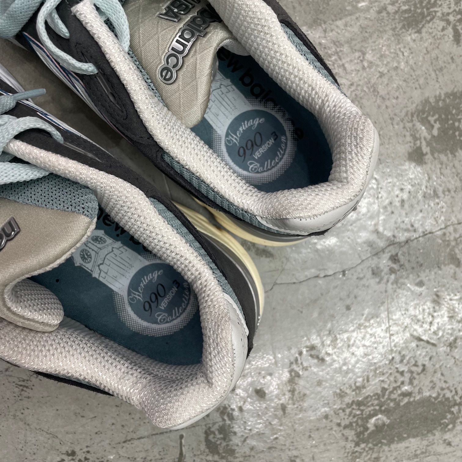 KITH New Balance 990V3 Steel Blue スティールブルーコラボ 