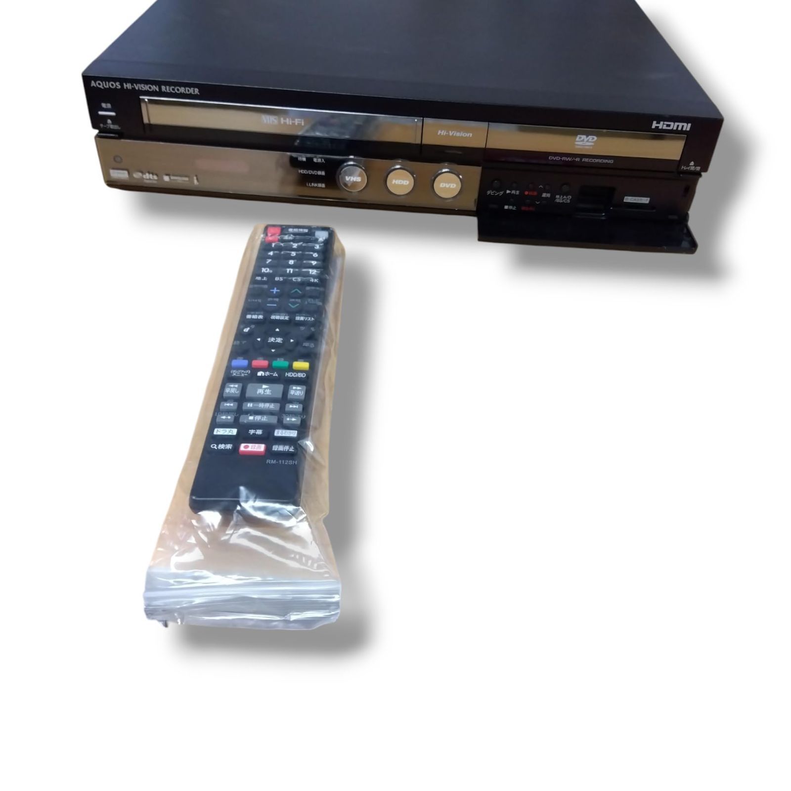 良品】 SHARP DV-ACV52 HDD搭載 DVDレコーダー VHS DVD VHS レコーダー