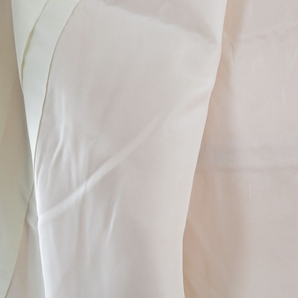 色留袖 刺繍柄 十二単の女性 扇子 組紐 金糸 藁色 ガード加工 K-4787