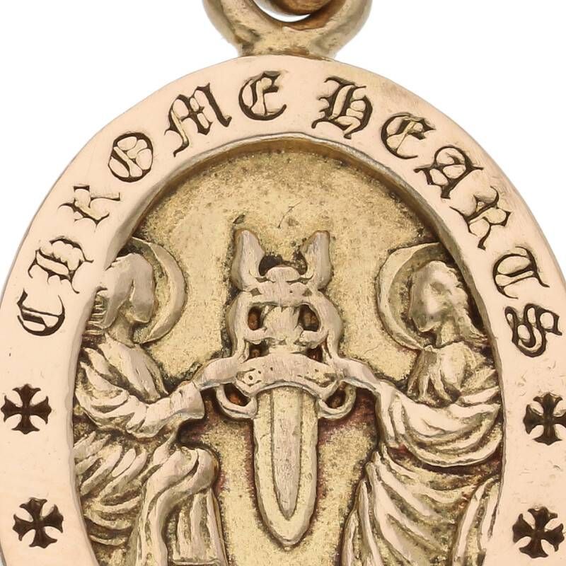 クロムハーツ 22K ANGEL MEDAL OVAL/エンジェルメダルオーバル