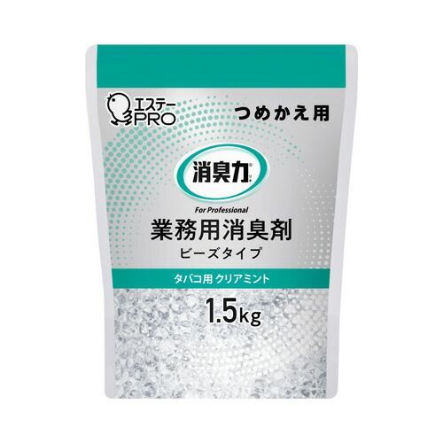 まとめ エステー 消臭力 ビーズ 詰替 １．５ｋｇ タバコ用 392056 4901070130351 ●容量 １．５ｋｇ ●たばこ用 1個 ×12セット