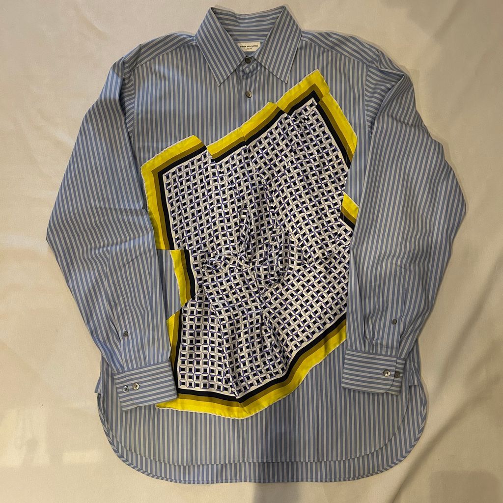 DRIES VAN NOTEN（ドリス ヴァン ノッテン）CA ミリタリーシャツ Dries Van Noten ドリスヴァンノッテン 2021A/W CANNON TRIS