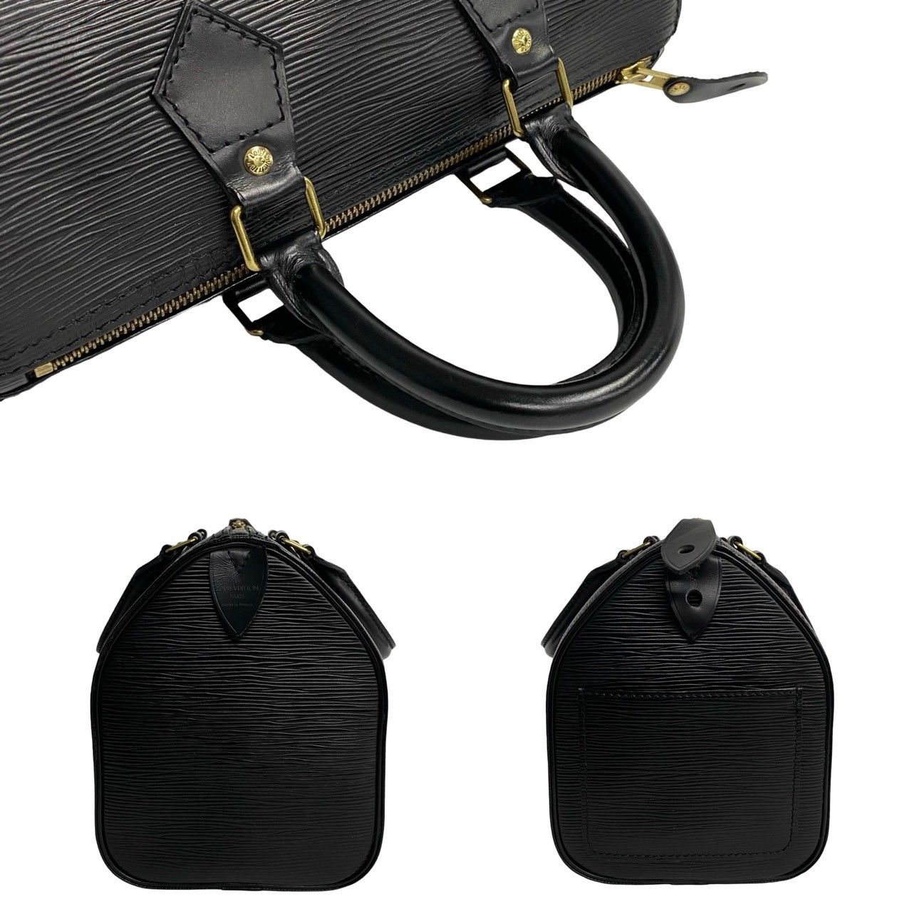 極 美品 鍵付 LOUIS VUITTON ルイヴィトン スピーディ25 エピ レザー