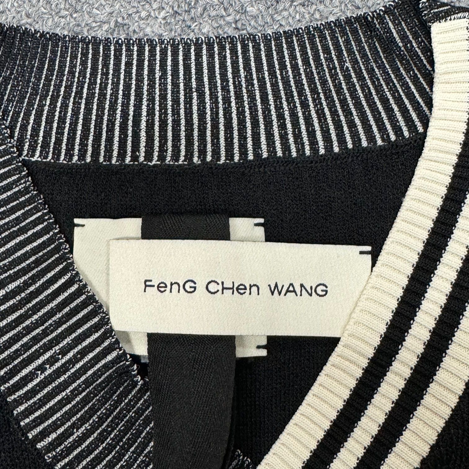 新品 FenG CHen WANG ニットベスト セーター ジレ フェンチェンワン 