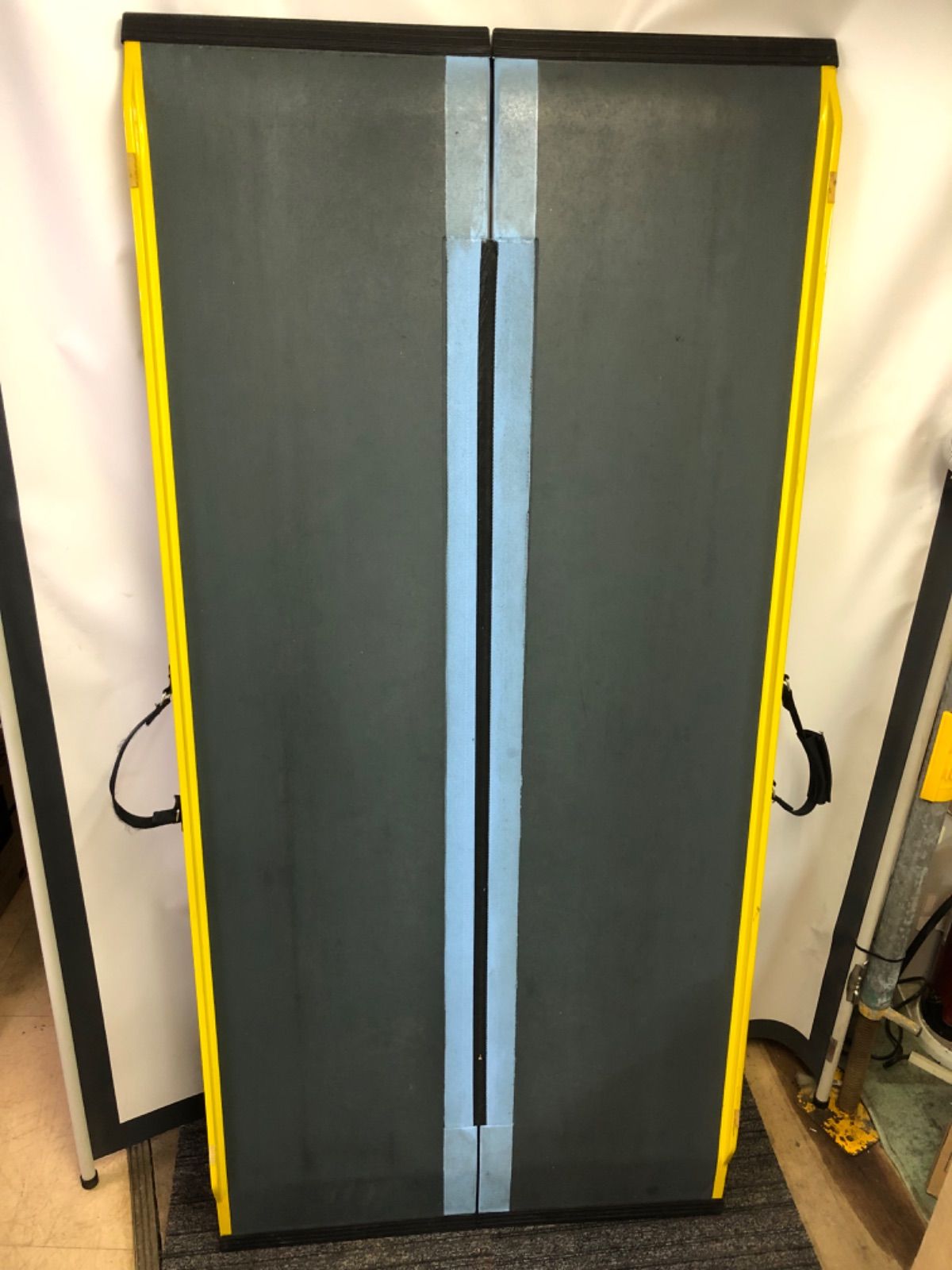車いす用可搬型スロープ　ダンスロープライト　介護用品　R165E　中古（キズあり）
