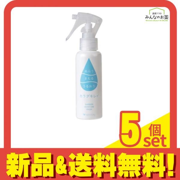 カラダキレイ 洗浄型保湿スプレー 80mL 5個セット