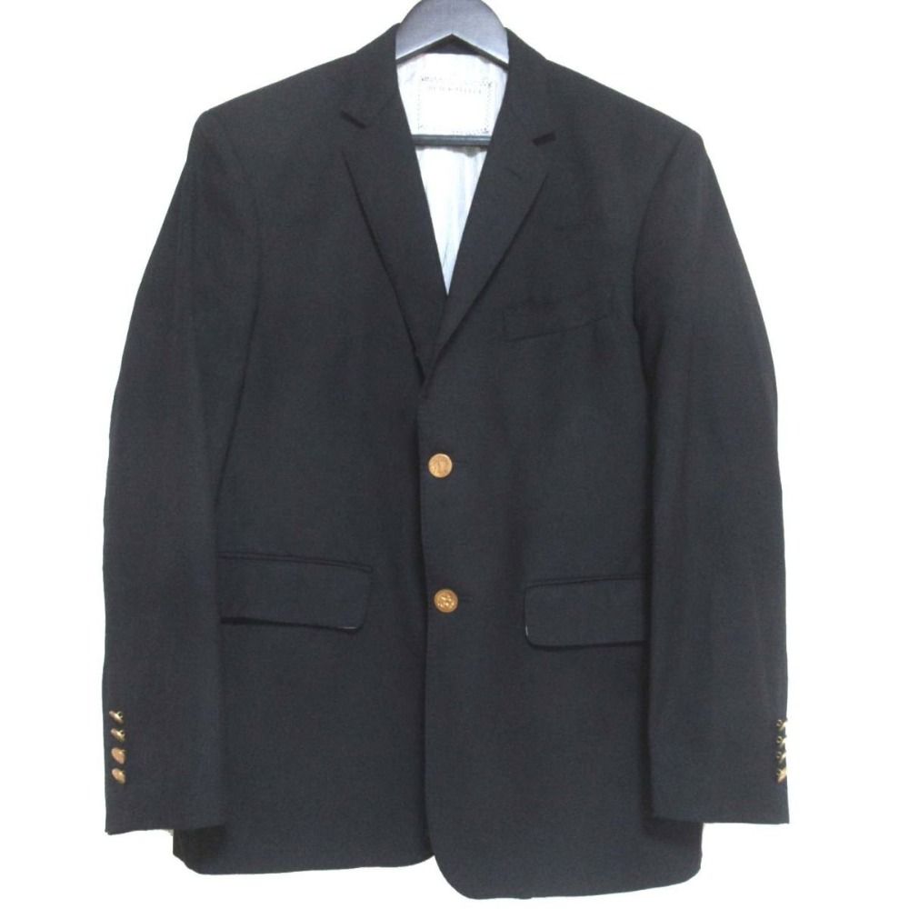 ブルックスブラザーズ メンズ ネイビー 金ボタン 紺ブレ ブレザー